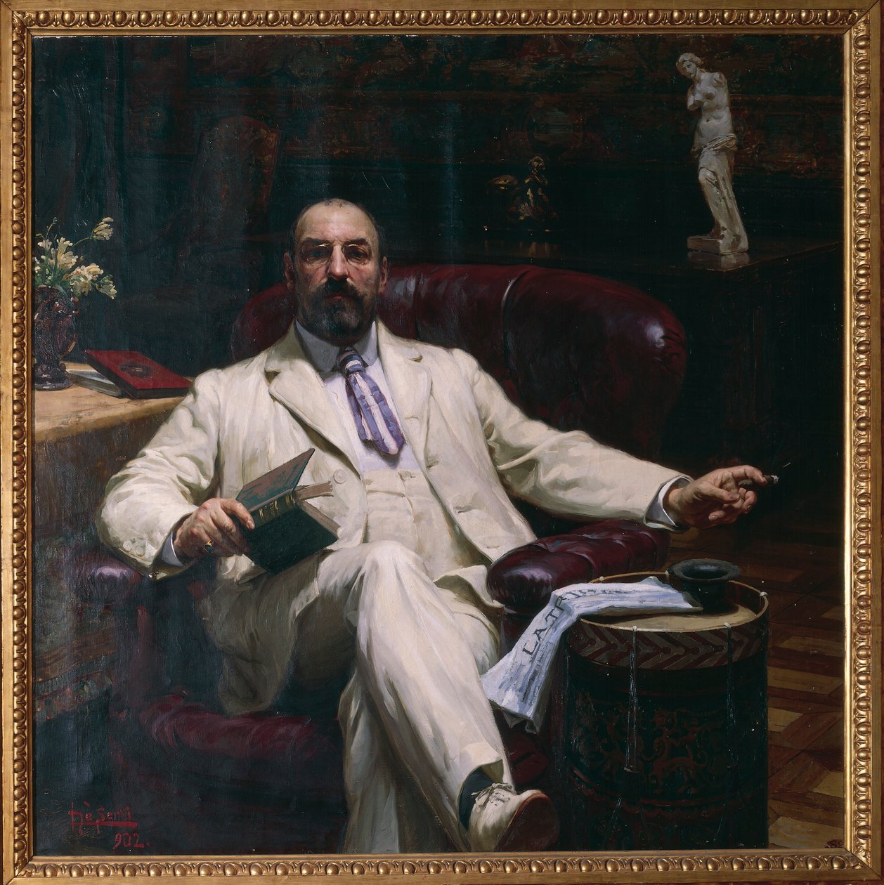 Retrato de Evan Mackenzie de Luigi de Servi