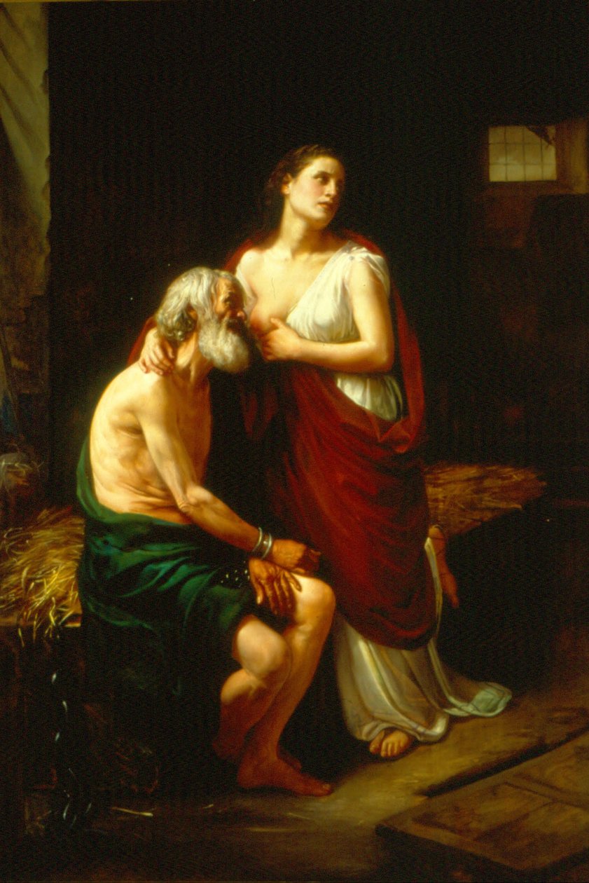 Caridad romana de Luis Monroy