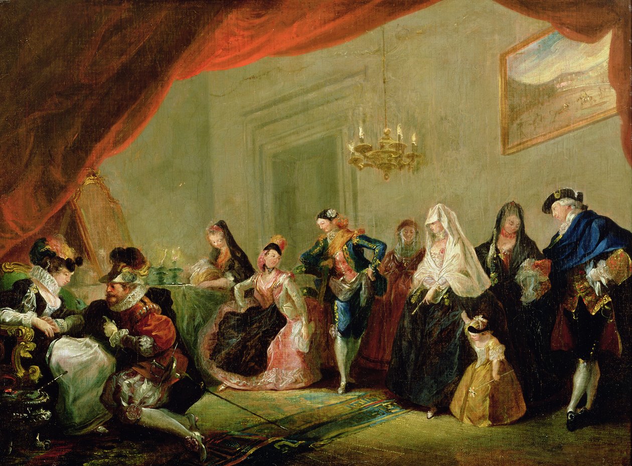 Ensayo de una comedia de Luis Paret y Alcazar