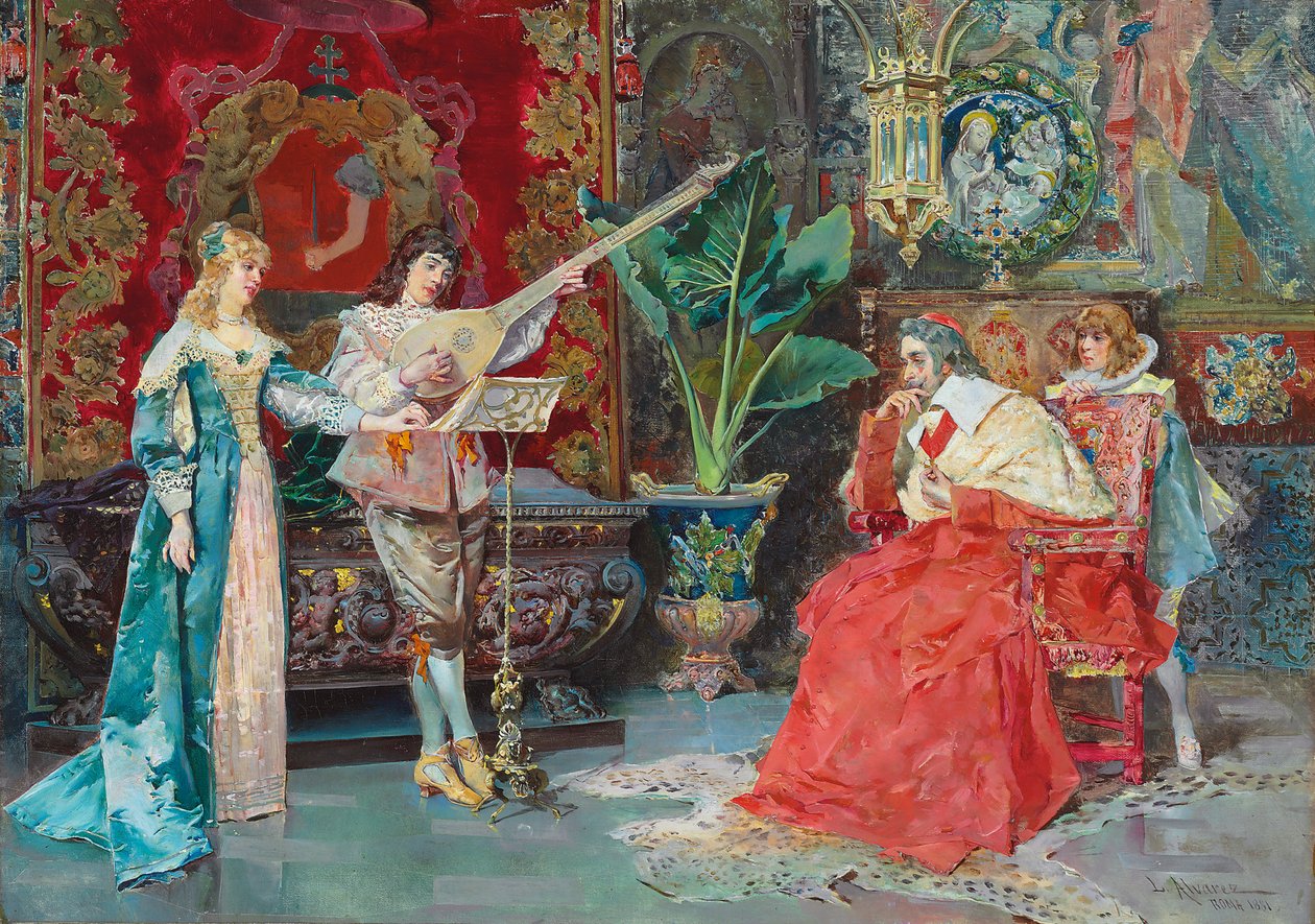 Un interludio musical, 1881 de Luis Alvarez Catalá