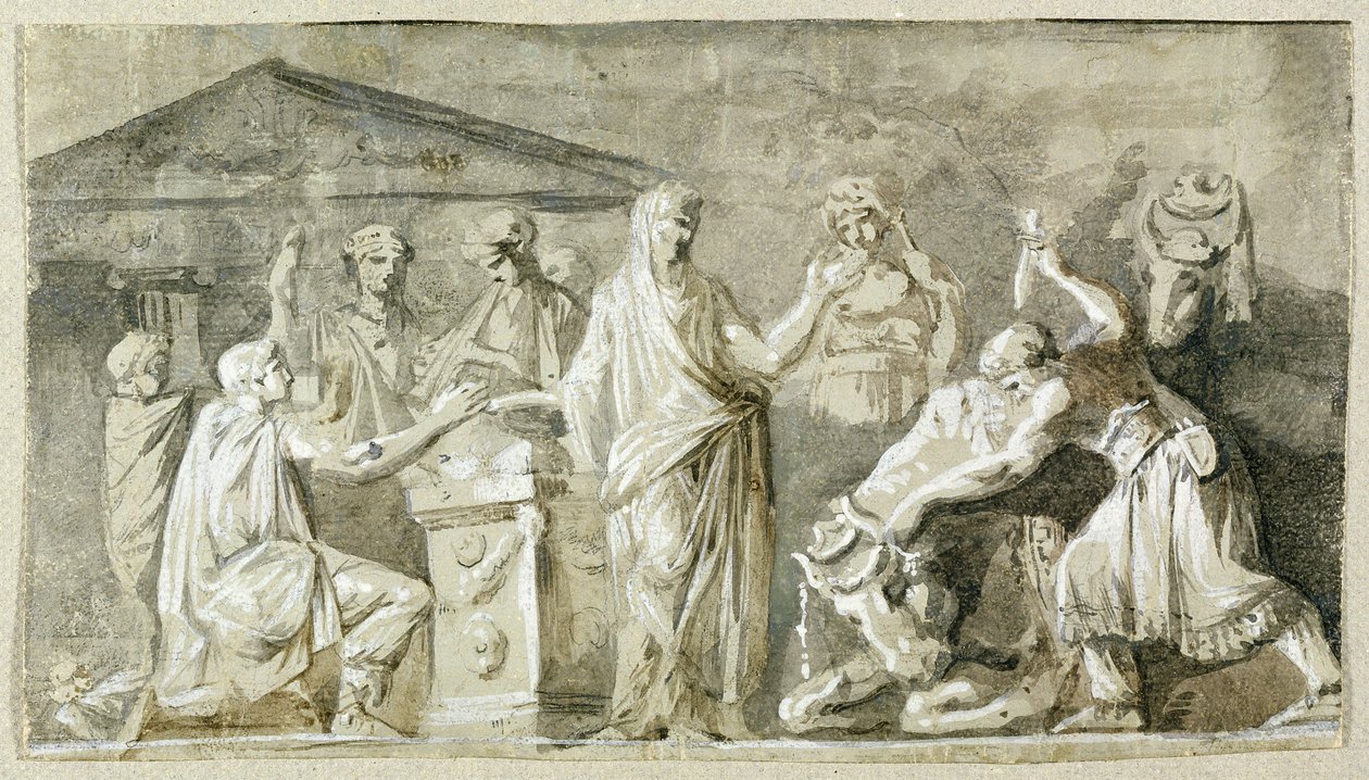Sacrificio antiguo de Luis Paret y Alcazar