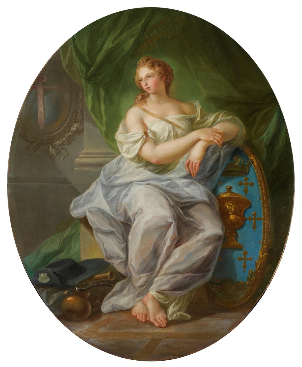 Alegoria de Galicia - Luis Paret Alcázar (1789) de Luis Paret y Alcazar