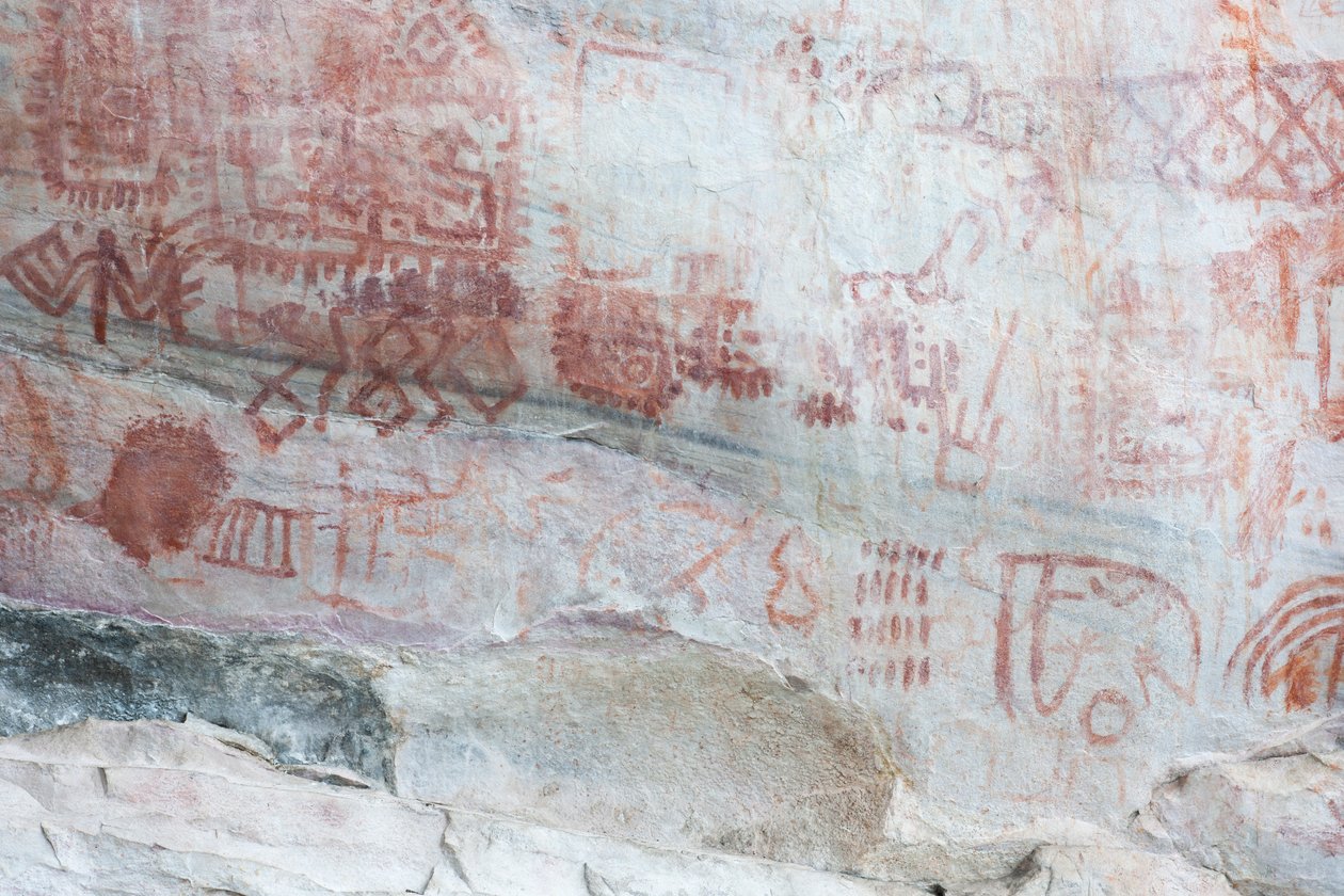 Pictografía, Faical, San Ignacio, Cajamarca, Perú, 2015 de Luis Rosendo.