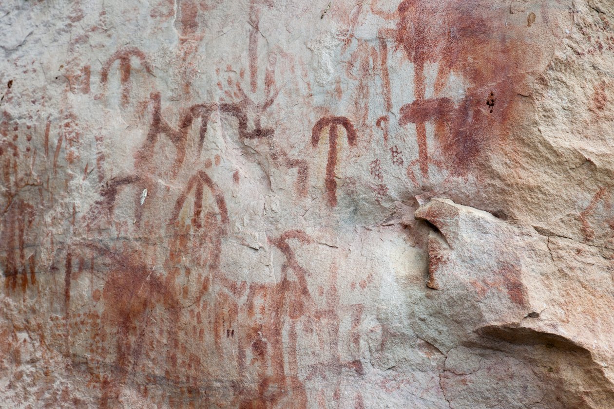 Pictografía, Faical, San Ignacio, Cajamarca, Perú, 2015 de Luis Rosendo.