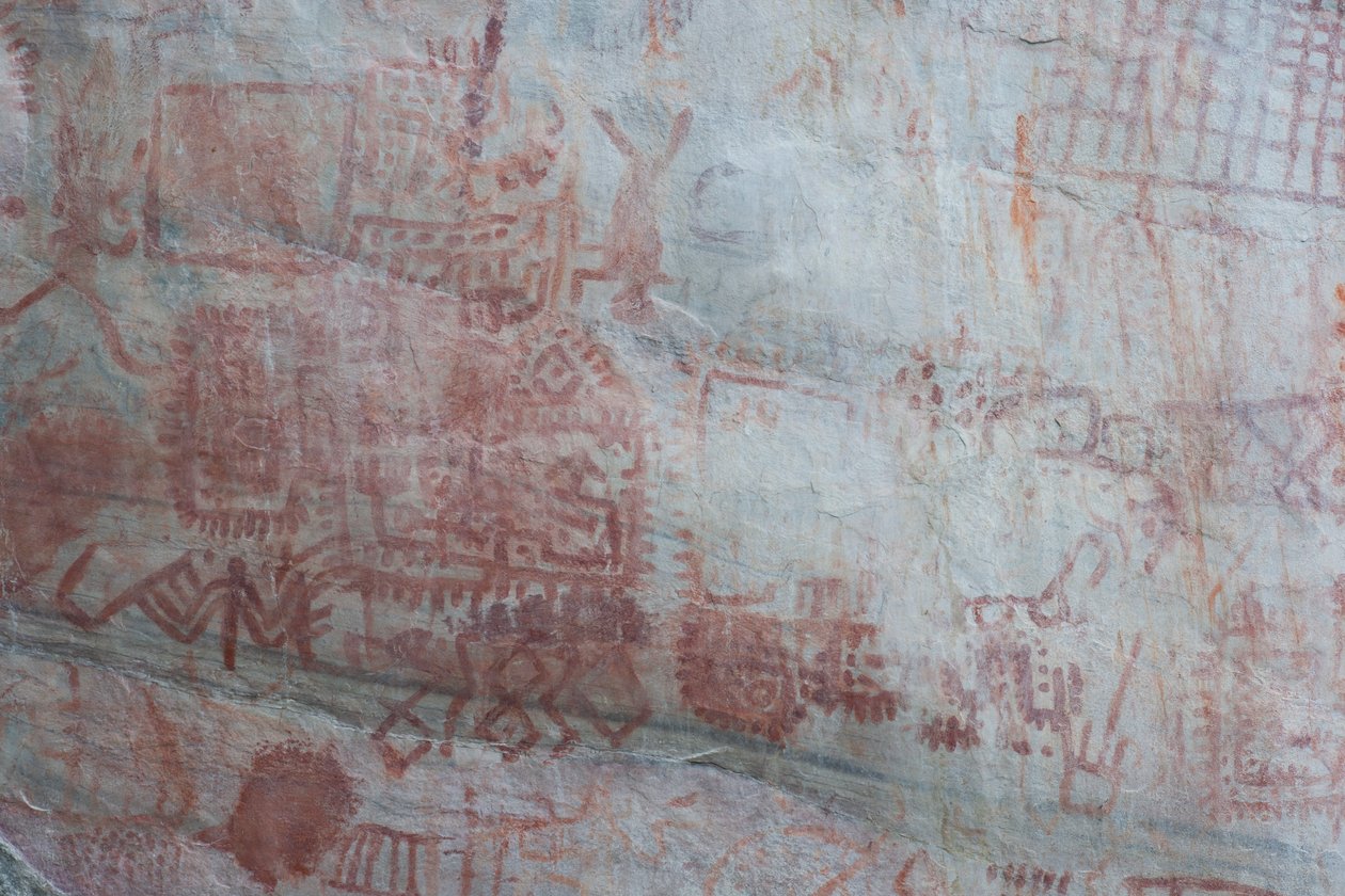 Pictografía, Faical, San Ignacio, Cajamarca, Perú, 2015 de Luis Rosendo.
