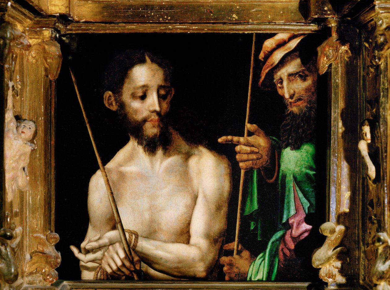 Ecce Homo (pintura sobre madera) de Luis de Morales