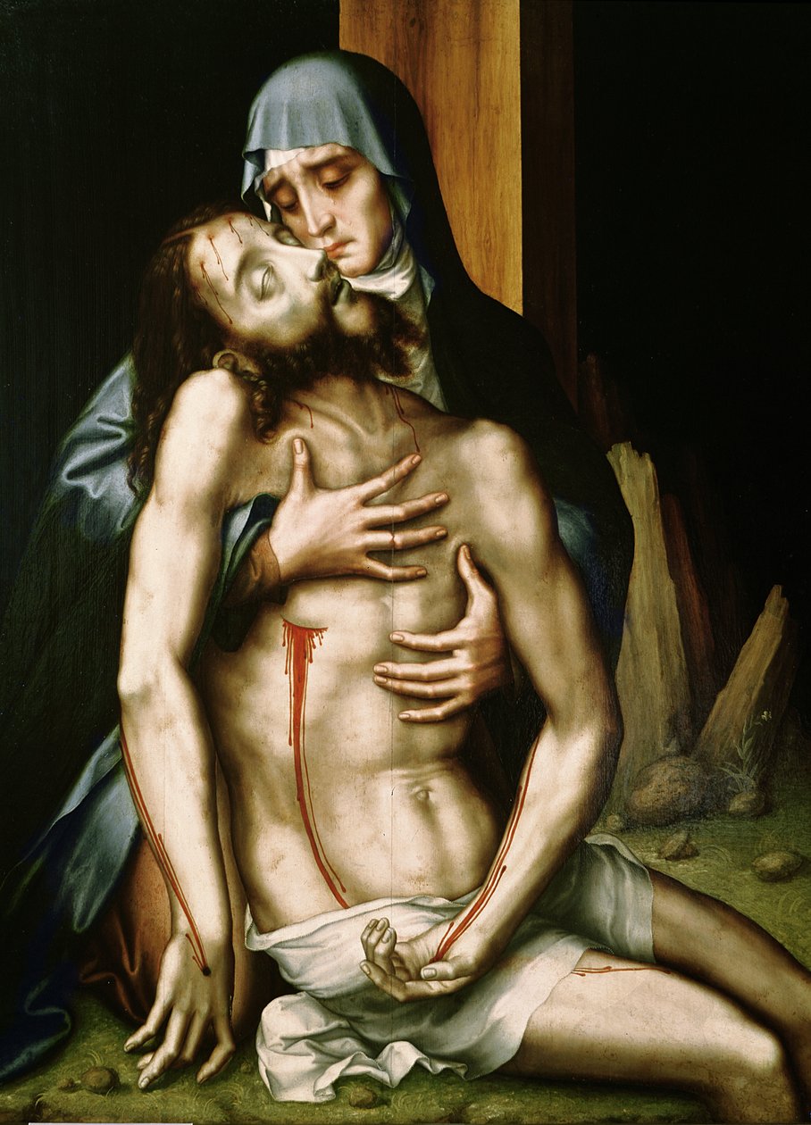 Piedad (óleo sobre tabla) de Luis de Morales