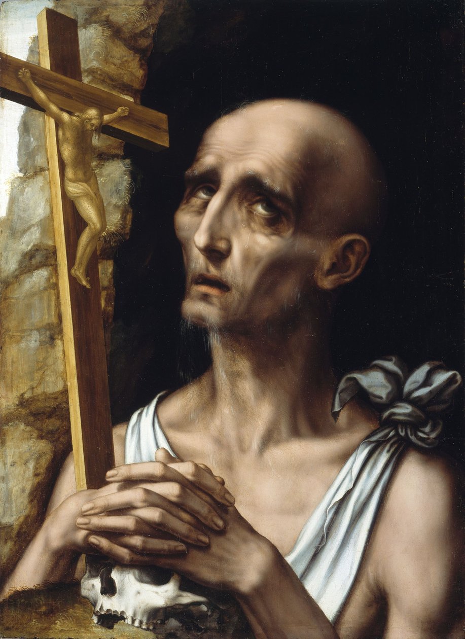 San Jerónimo en el desierto de Luis de Morales