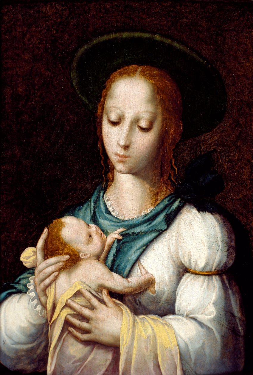 La Virgen y el Niño, c. 1567 de Luis de Morales