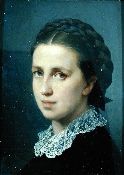 Autorretrato de Luisa Mussini Piaggio