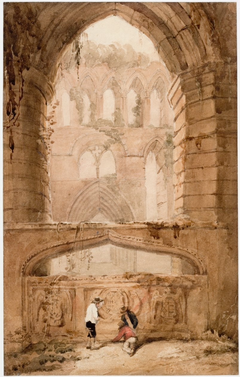 Interior de la Prioría de Lanercost de Luke Clennell