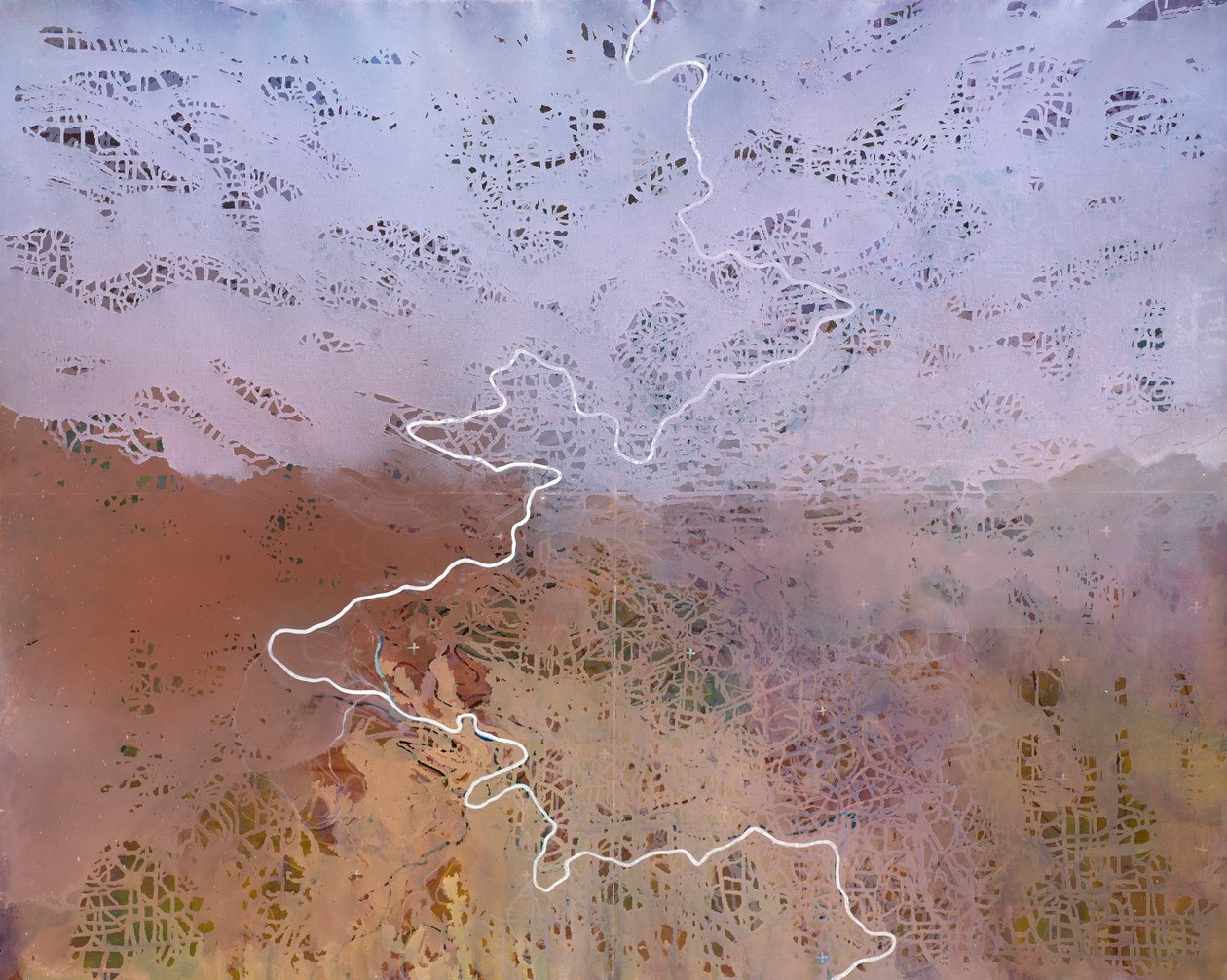 Camino 2, 2019 (óleo sobre lienzo) de Luke Elwes