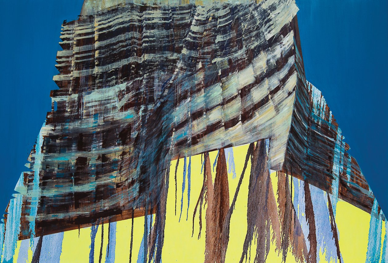 Work in Progress IV, 2014 (óleo sobre lienzo) de Luke M Walker