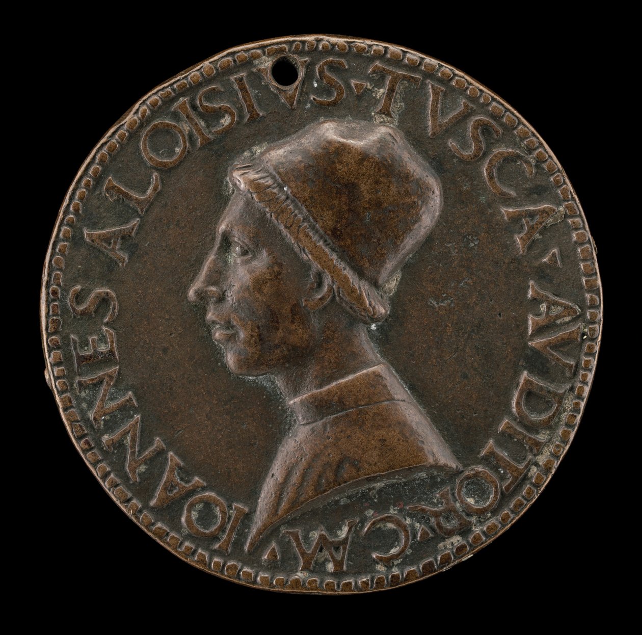 Giovanni Alvise Toscani, c. 1450-1478, Jurisconsulto Milanés, Abogado Consistorial [anverso] de Lysippus Junior