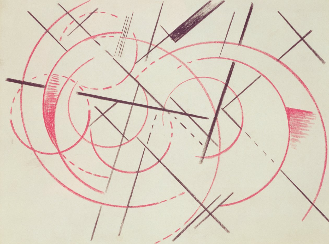 Composición constructivista, 1922 de Lyubov Sergeevna Popova