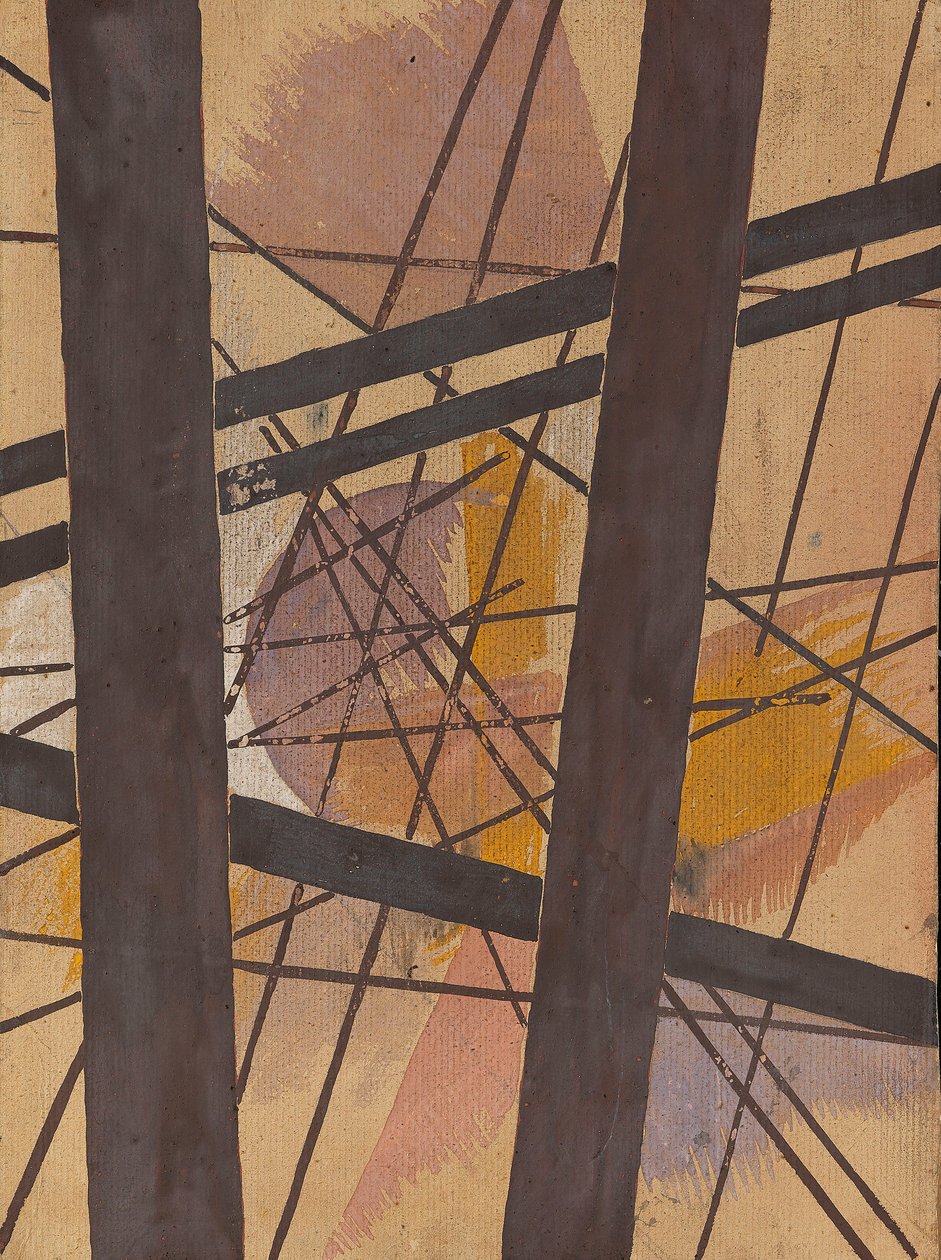 Composición de la Fuerza Espacial, 1921-1922 de Lyubov Sergeevna Popova