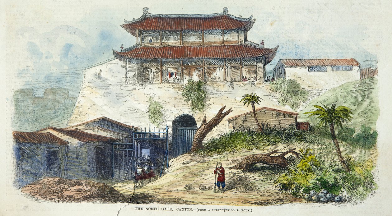 La Puerta Norte de Cantón de M. E. after Roux