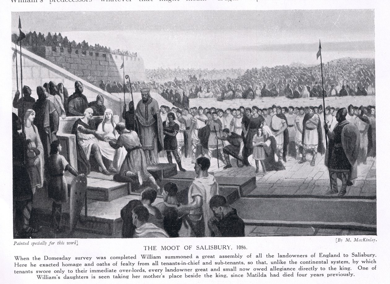 El Moot en Salisbury AD1086 de M. Mackinlay