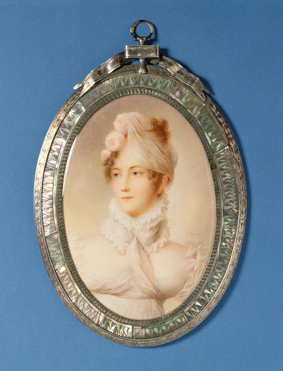 Miniatura de una joven de M Rouvier