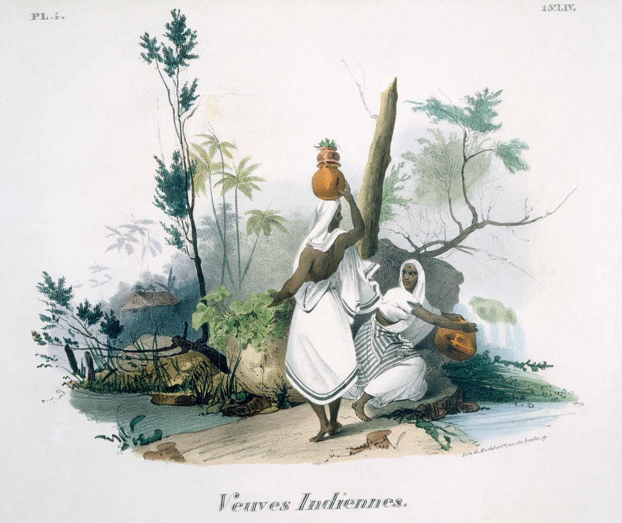 Viudas indias, 1827-35 de M.E. Burnouf