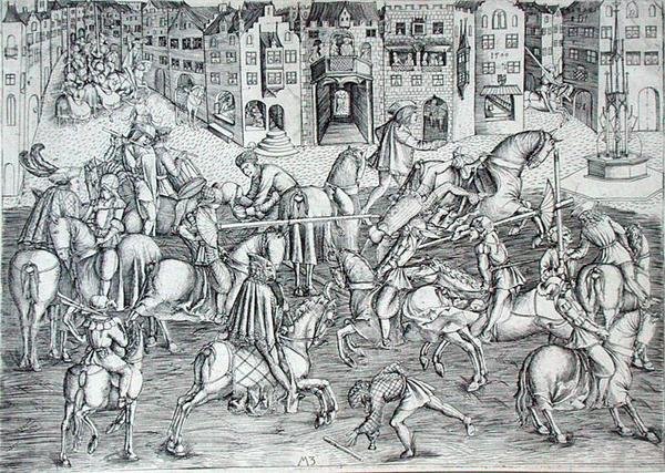 El torneo, c.1500 de MZ Master