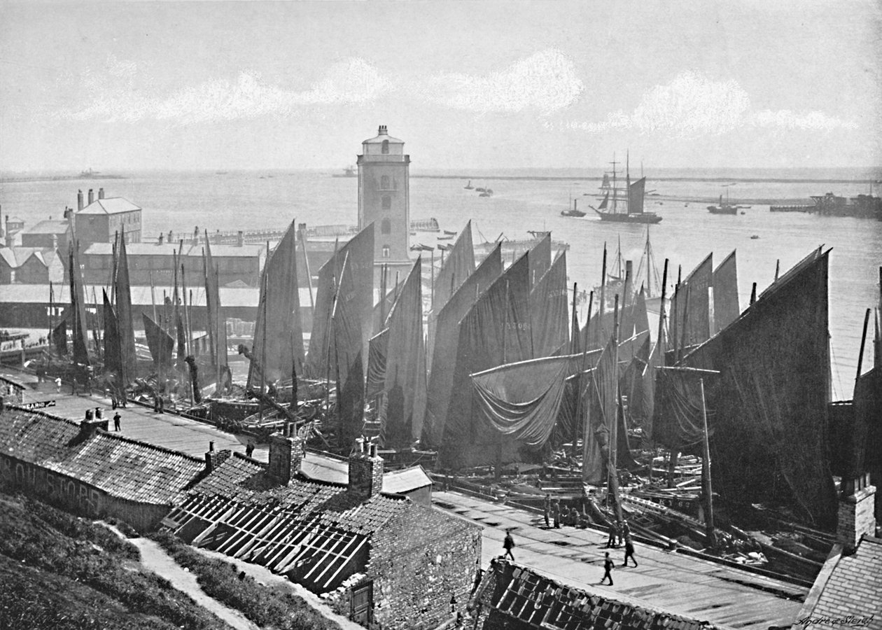 Luz baja, North Shields, c1896 de M. Aunty