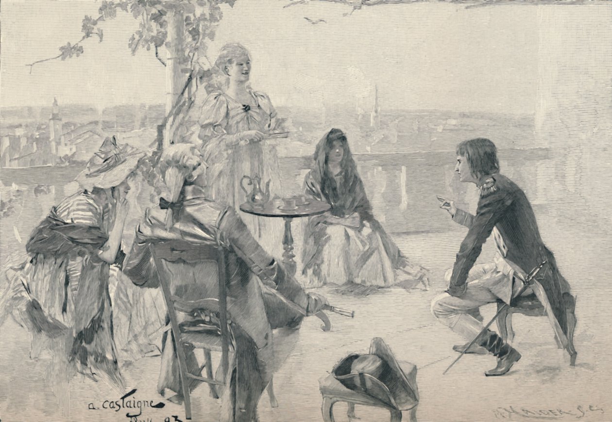 Napoleón en sociedad en Valence de M. Haider
