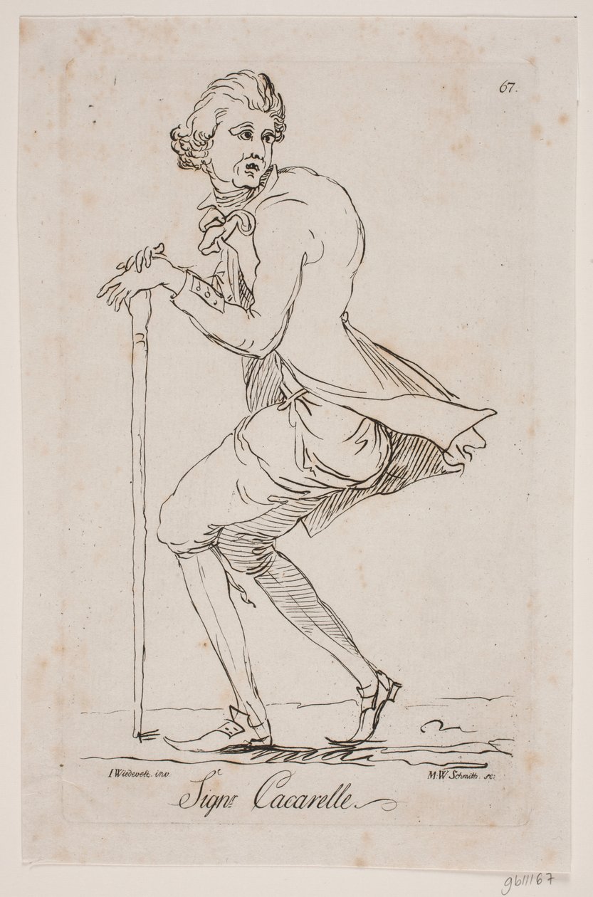 Signr. Cacarelle de M. W. Schmith