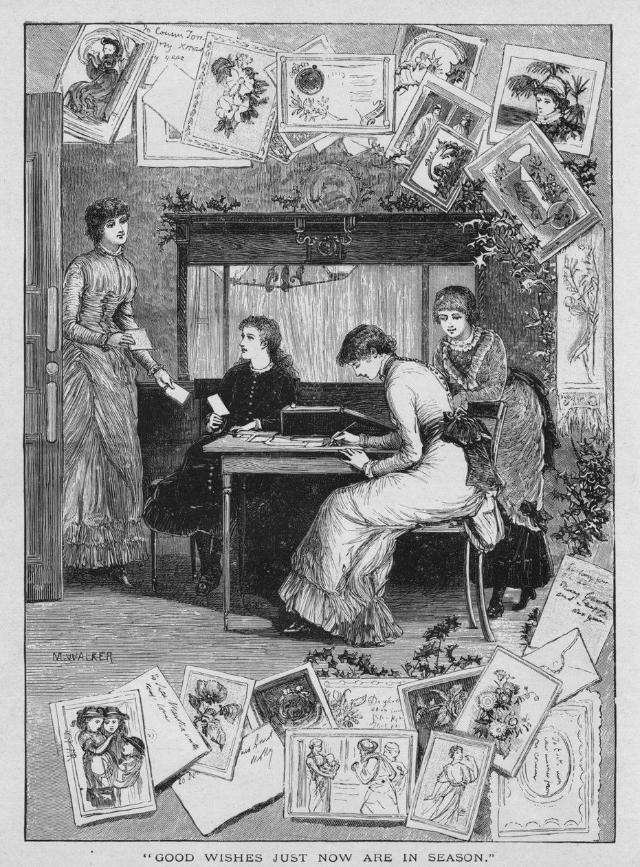 Buenos deseos ahora están en temporada, 1882 de M. Walker