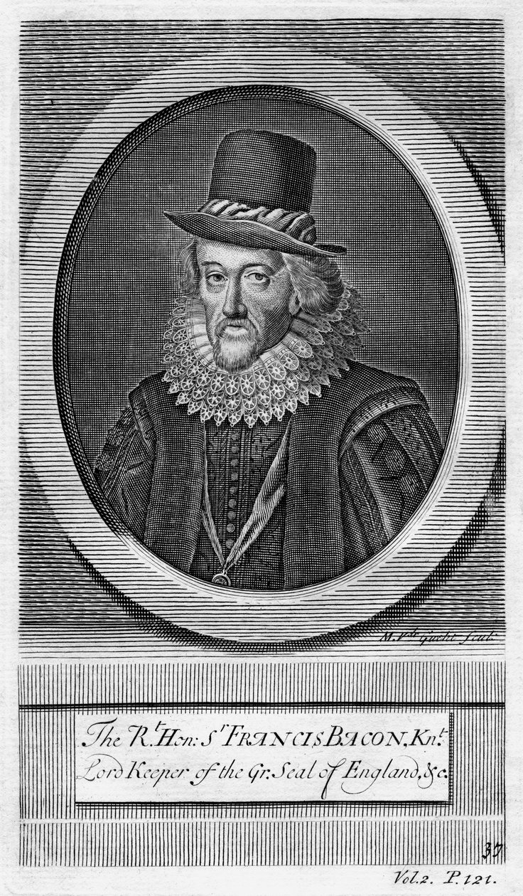Sir Francis Bacon, Vizconde de St Albans, filósofo, científico y estadista inglés de M. van de Gucht