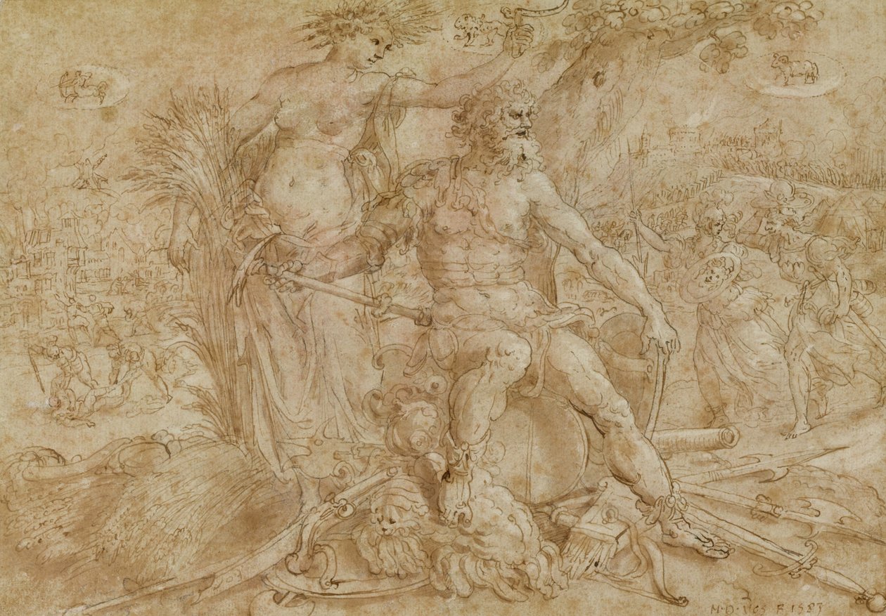 Alegoría del Temperamento Colérico de Maarten de Vos