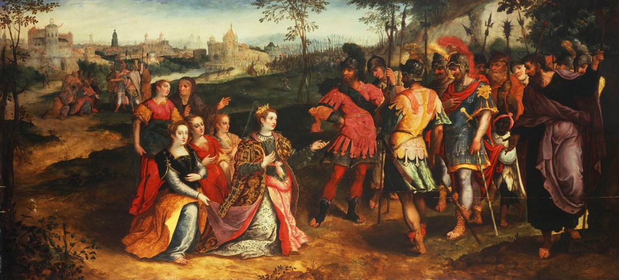 Coriolano y Volumnia de Maarten de Vos