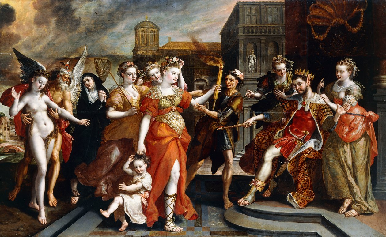 La calumnia de Apeles de Maarten de Vos