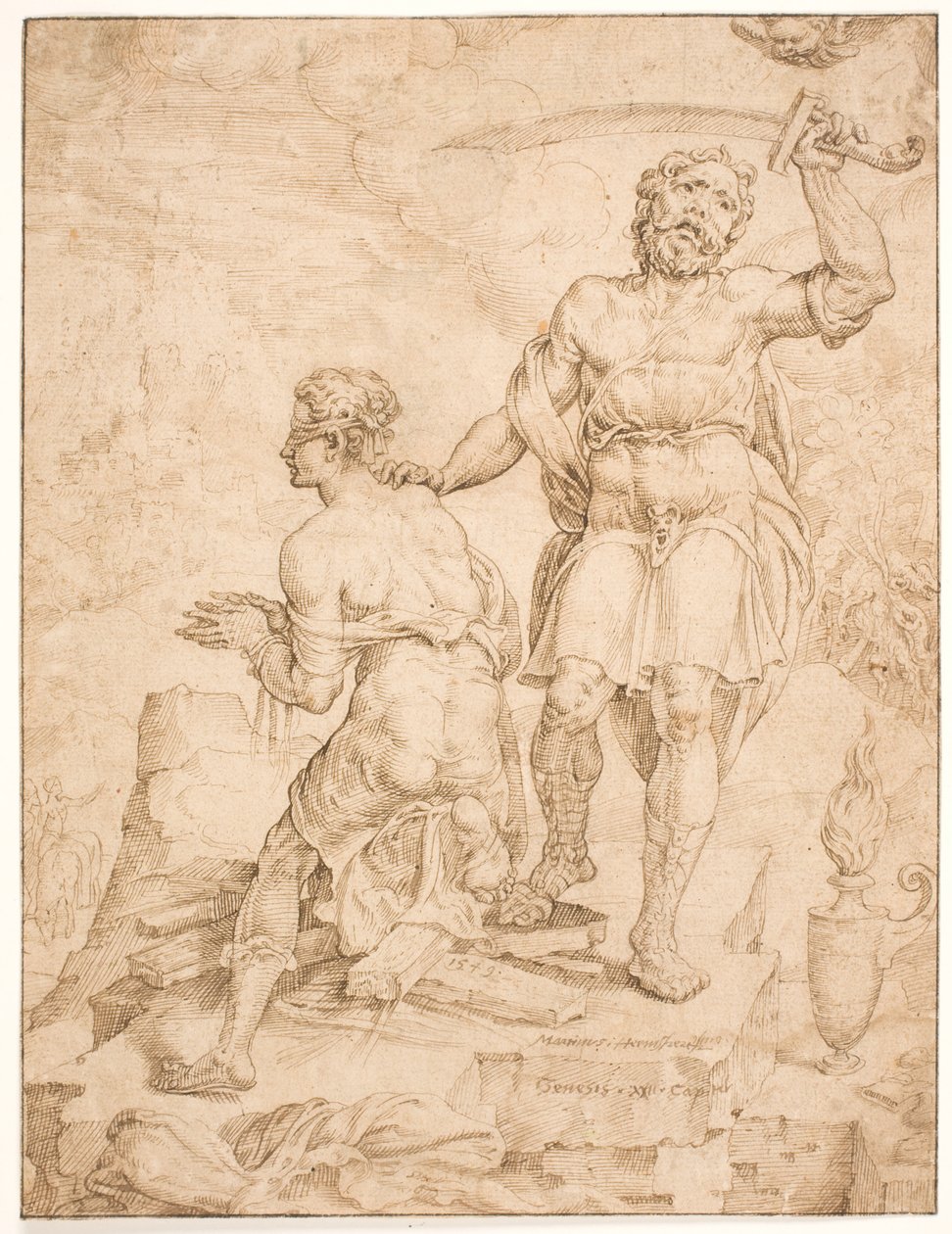 El Sacrificio de Abraham de Maarten van Heemskerck