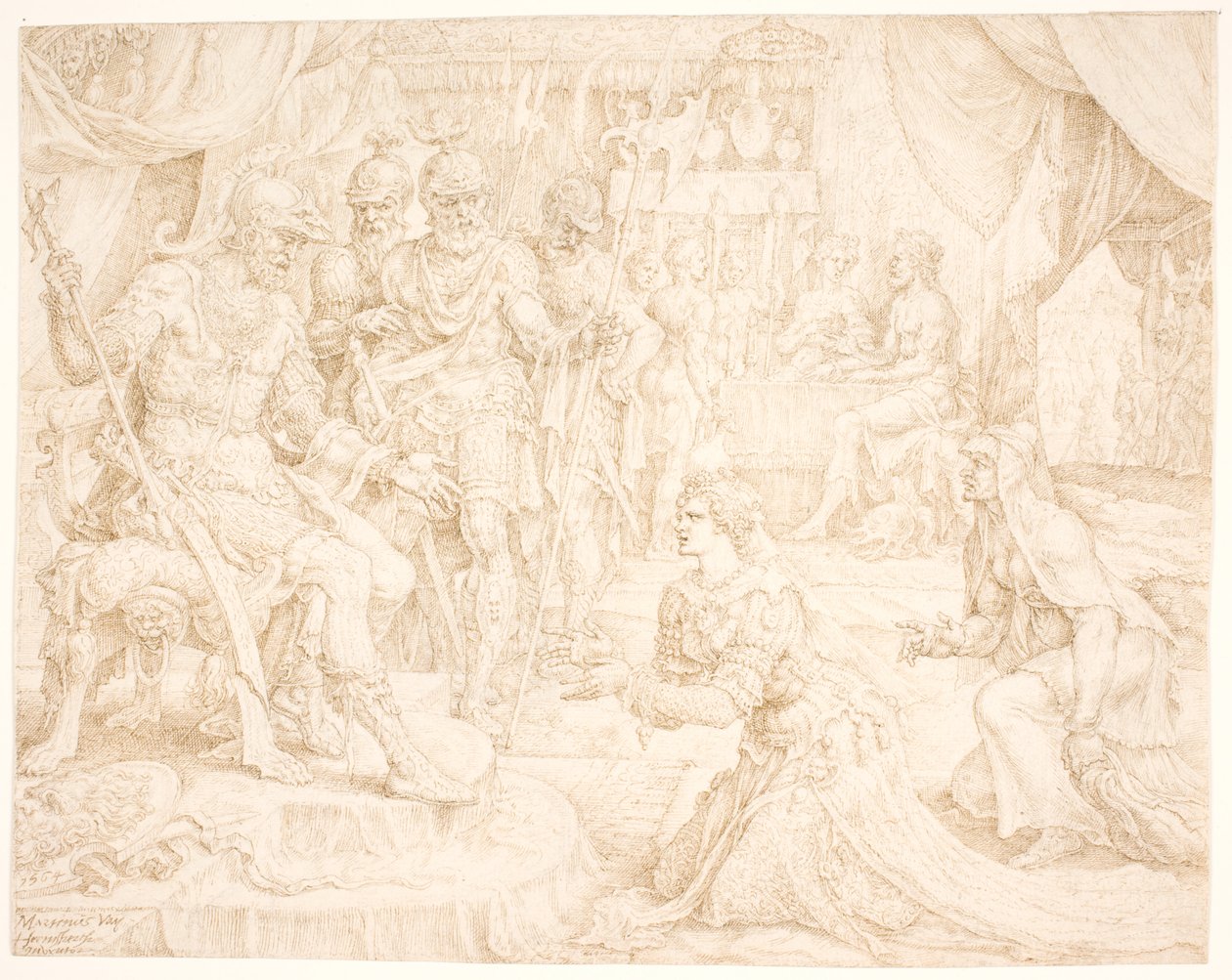 Judith ante Holofernes de Maarten van Heemskerck