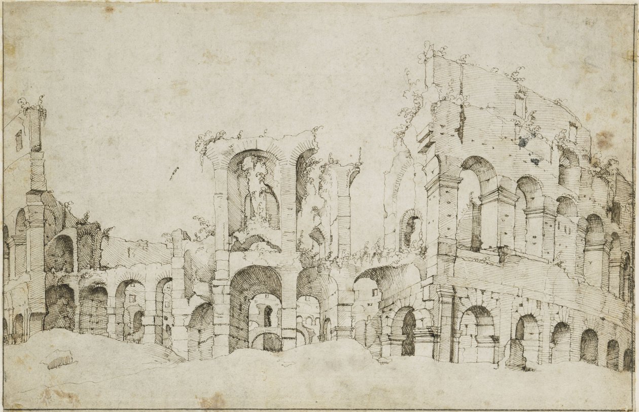 Maarten van Heemskerck - Roma, el Coliseo de Maarten van Heemskerck