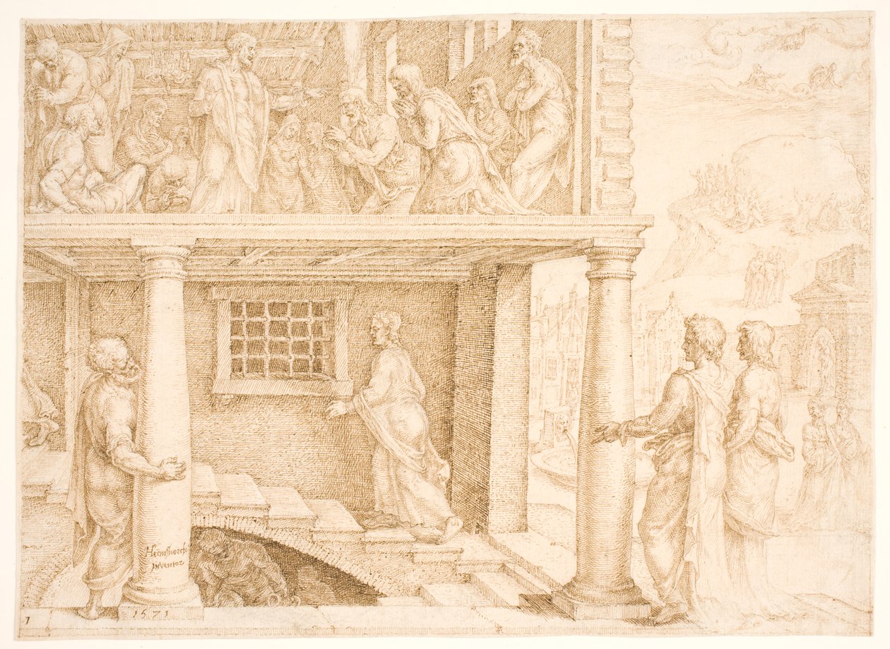 La Llamada de Mateo de Maarten van Heemskerck