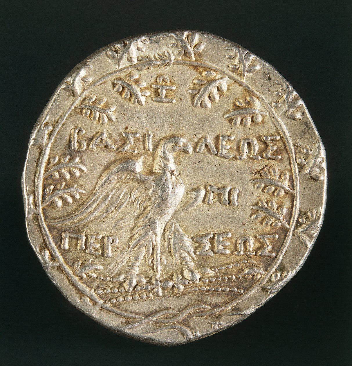 Tetradracma del Rey Perseo de Macedonia, acuñado en Pella, Reino de Macedonia, reverso, c.179-168 a.C. de Macedonian