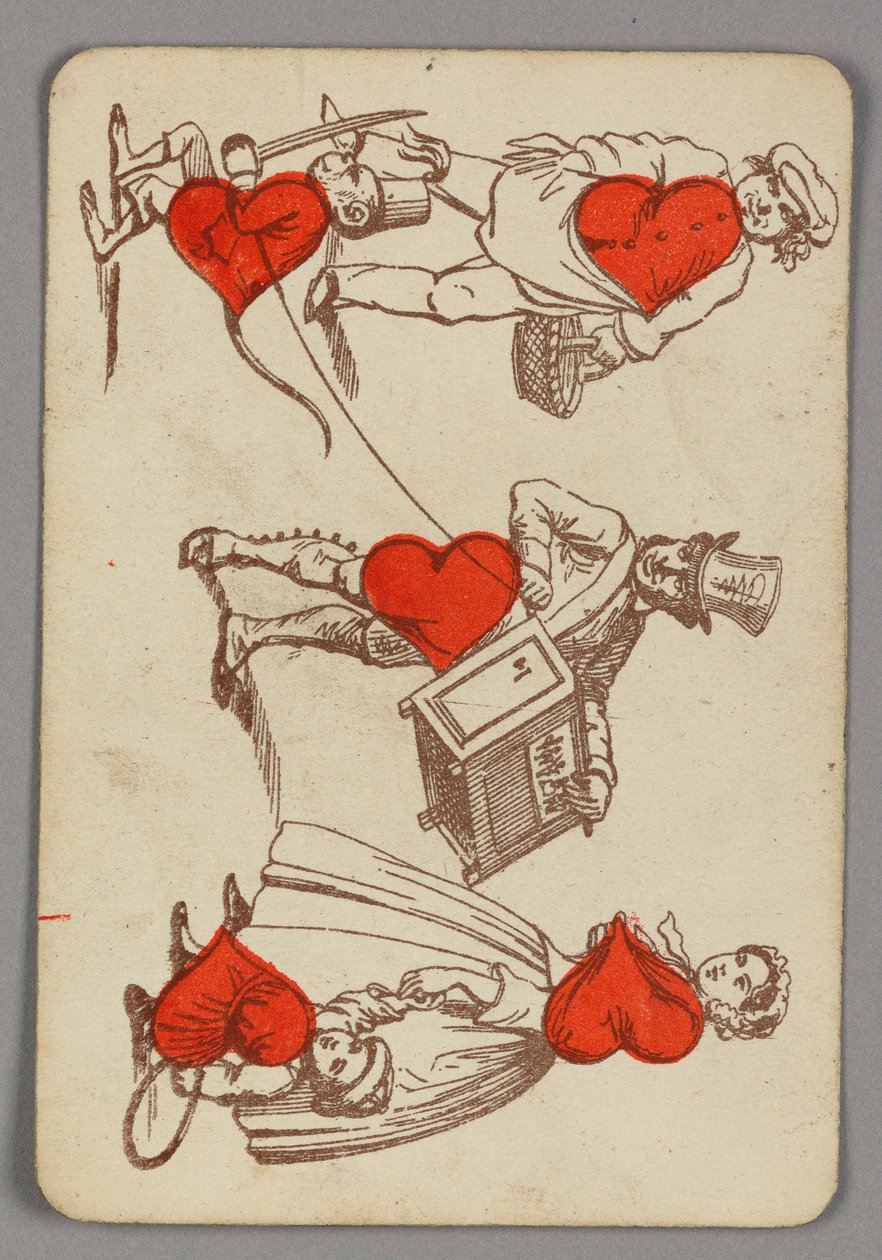 Carta de juego, Cinco de Corazones de Made by B.P. Grimaud