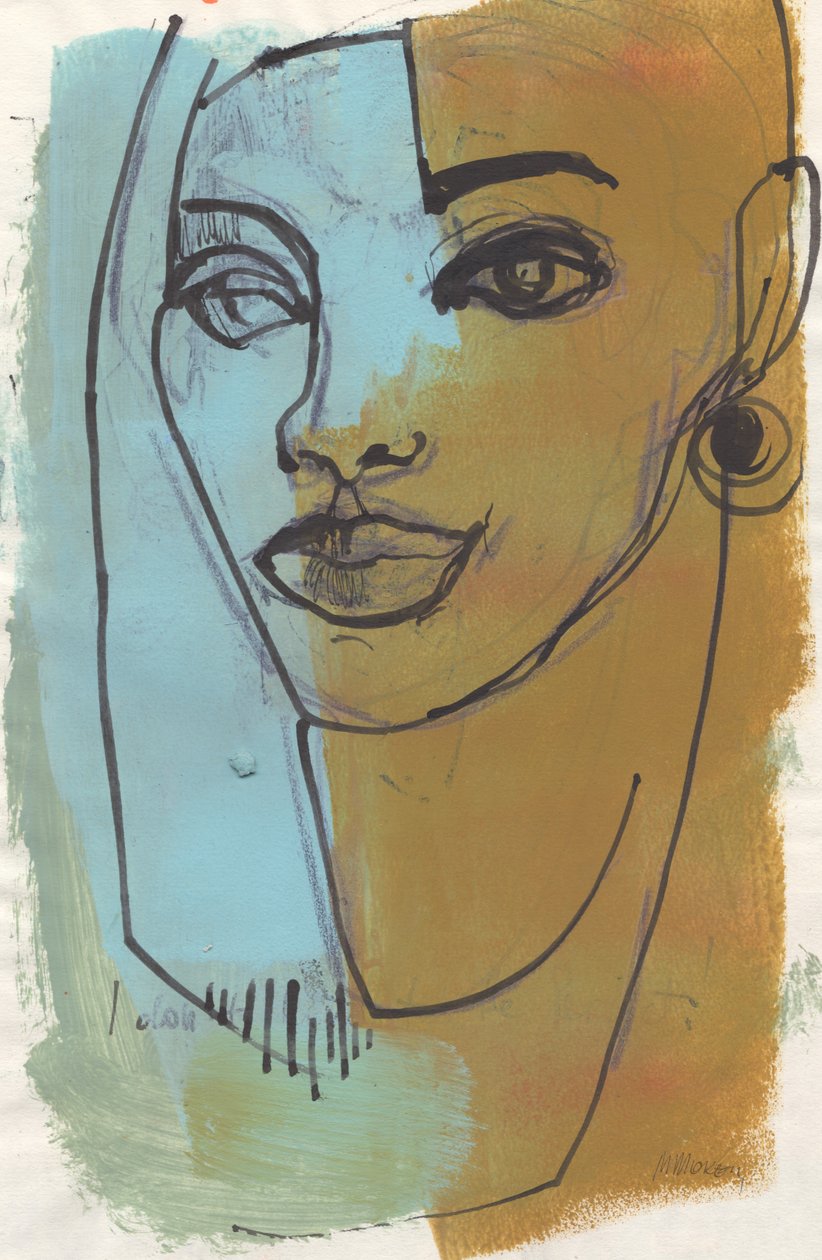 Cuaderno de bocetos 23, 2025 (pintura al temple, tinta sobre papel) de Madgalena Morey