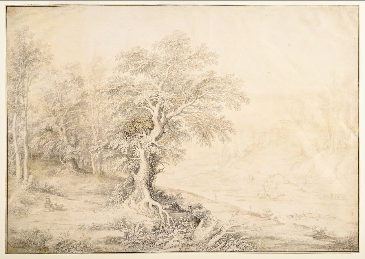 paisaje de río de Maerten de Cock