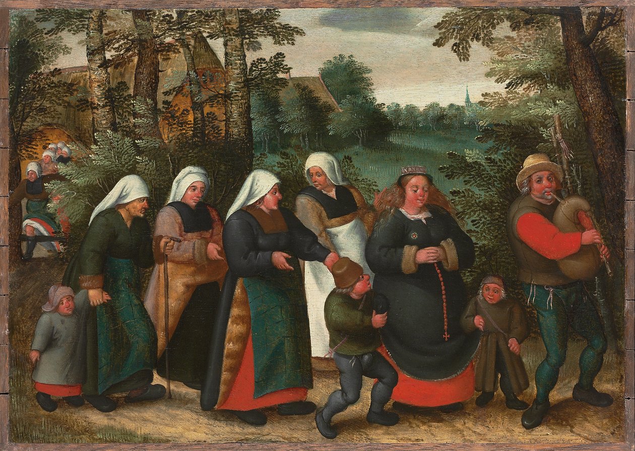 La procesión de la novia de Maerten van Cleve