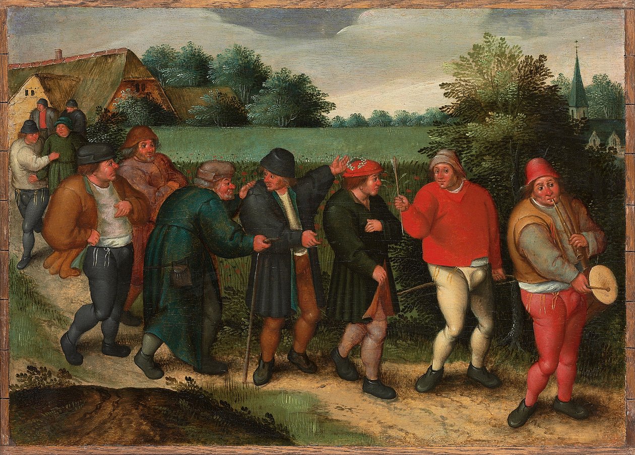 La procesión del novio de Maerten van Cleve