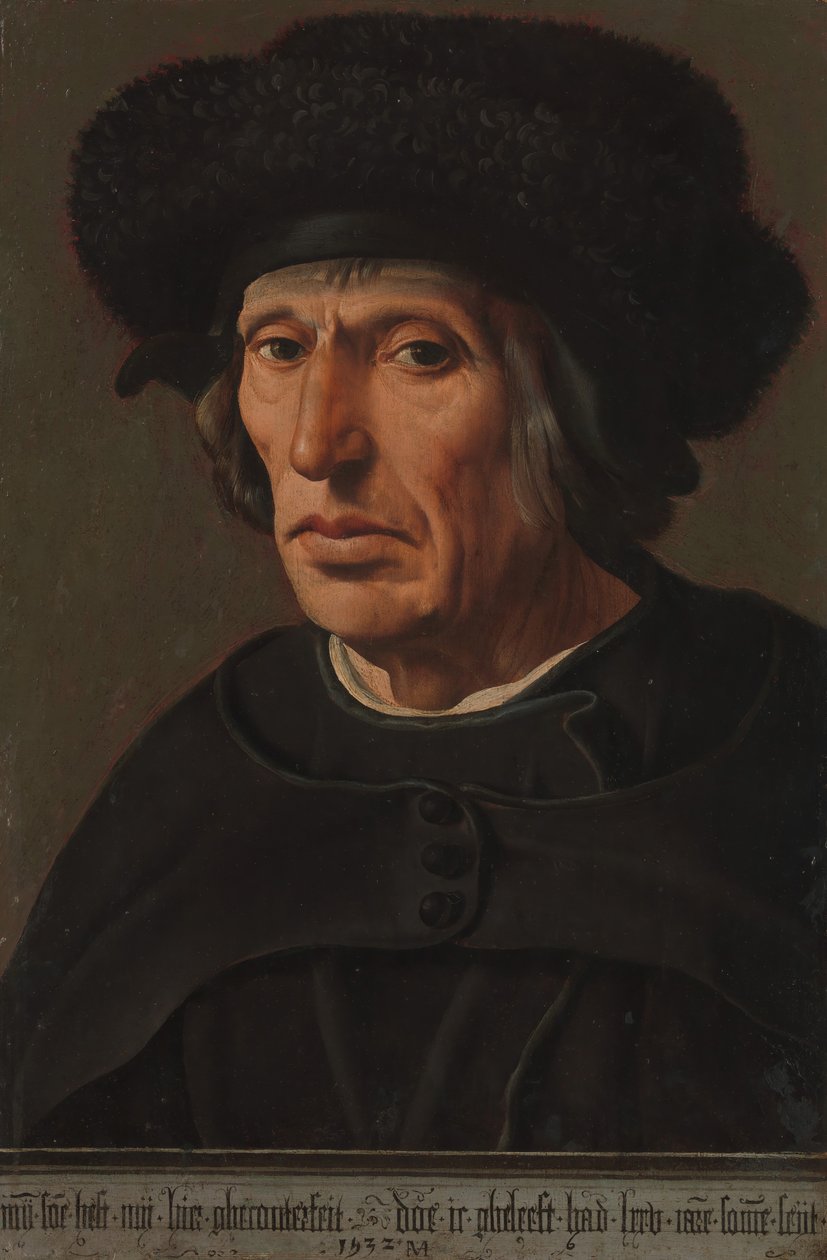 Jacob Willemsz. van Veen 1456-1535, el padre del artista, 1532 de Maerten van Heemskerck