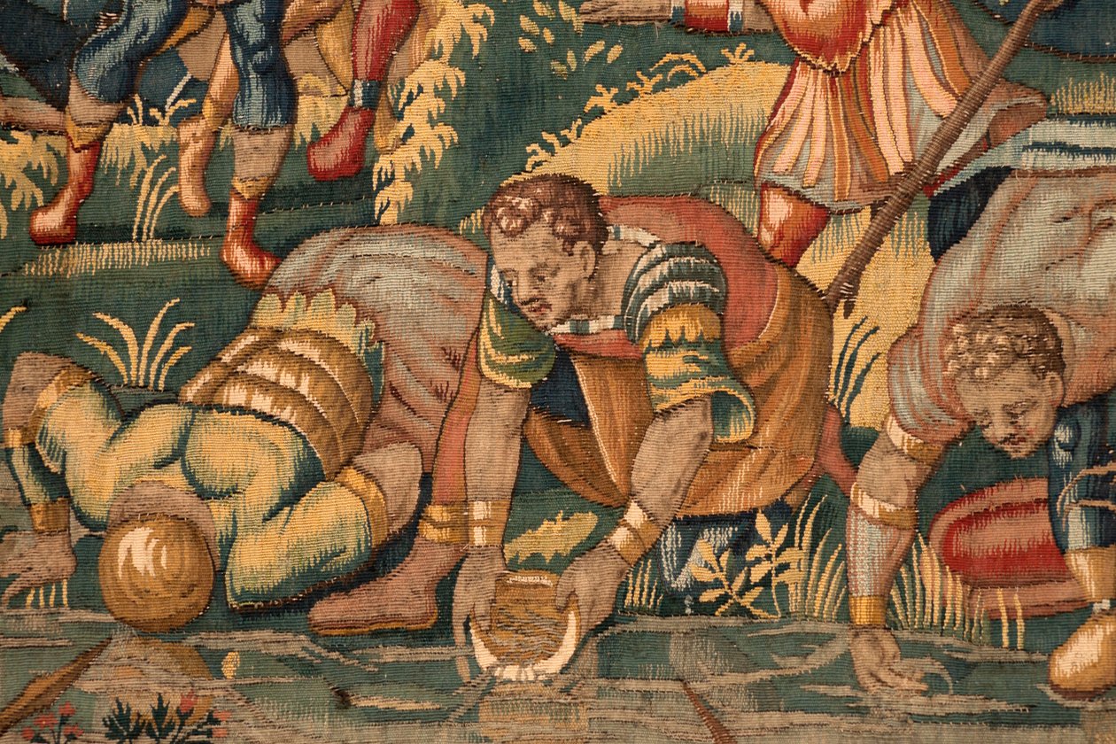 Historia de Gedeón, finales del siglo XVI (seda y lana) de Maerten van Heemskerck