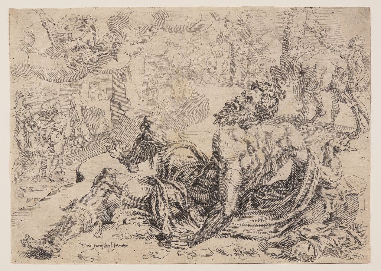 La conversión de Saulo de Maerten van Heemskerck