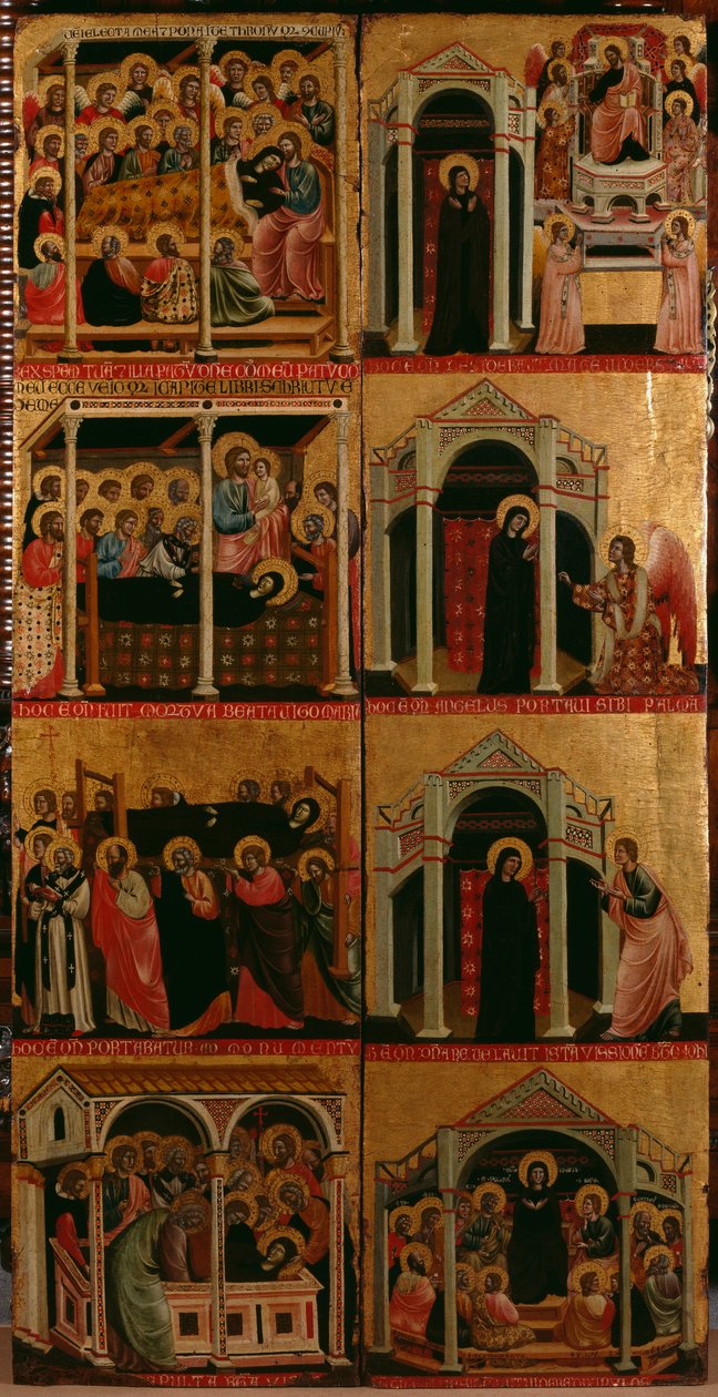 Tríptico de la Virgen, paneles derecho e izquierdo de Maestro di Cesi