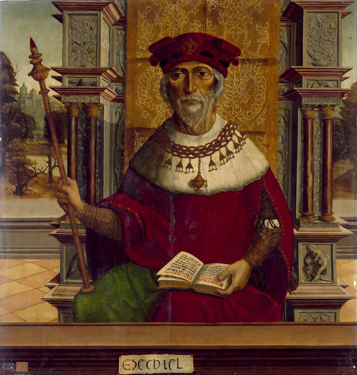 El profeta Ezequiel, c. 1525 de Maestro de Becerril