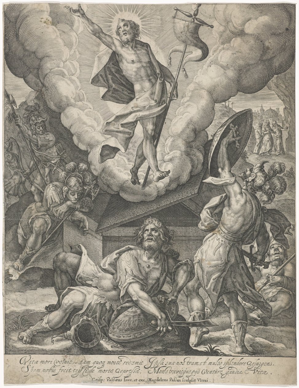 resurrección de cristo de Magdalena van de Passe
