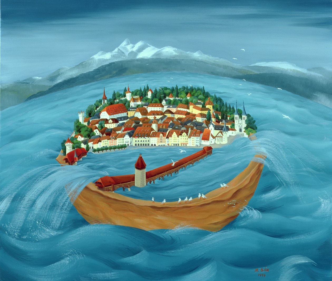 Inundación, 1999 de Magdolna Ban